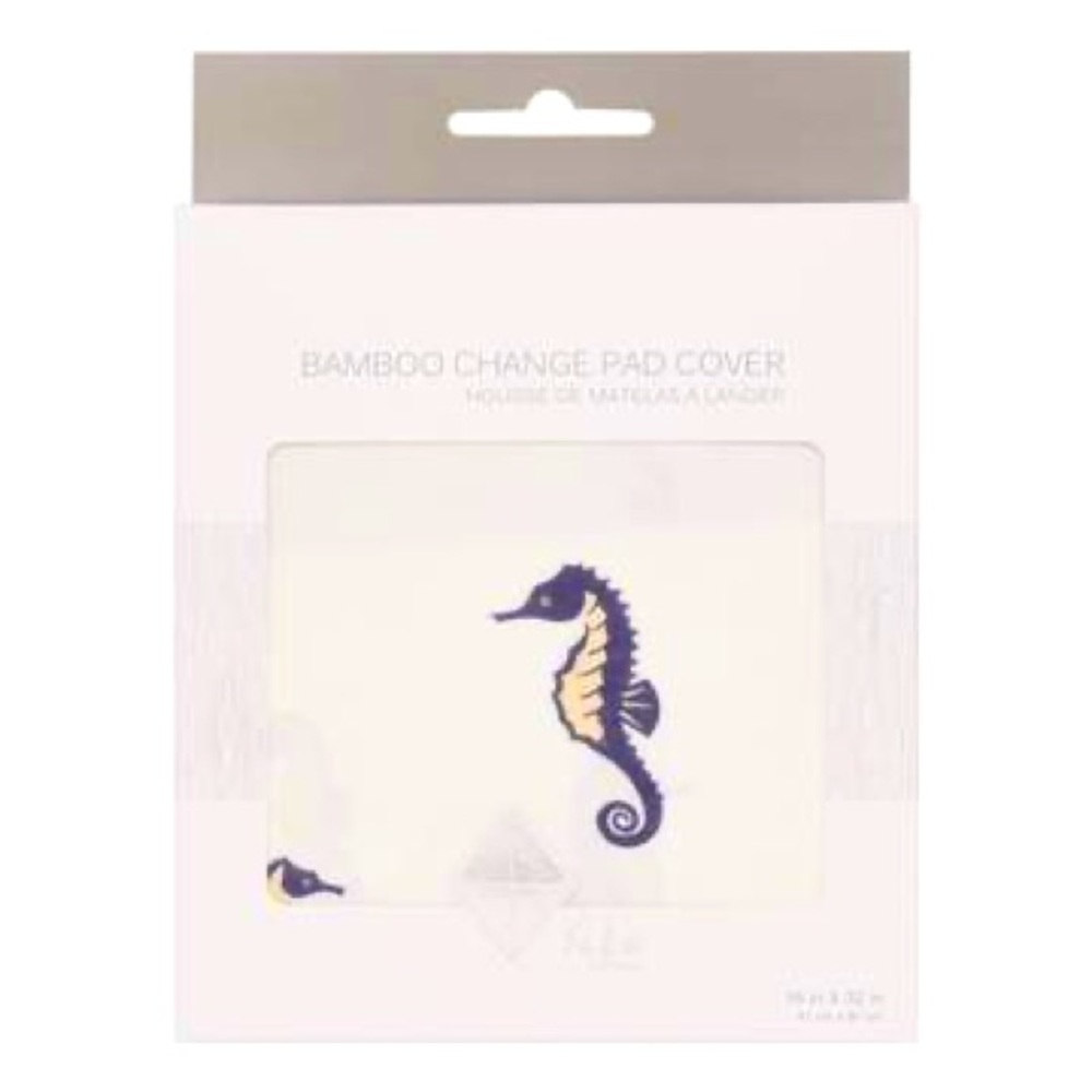 Kyte BABY | Orchid Seahorse Changing Pad Cover